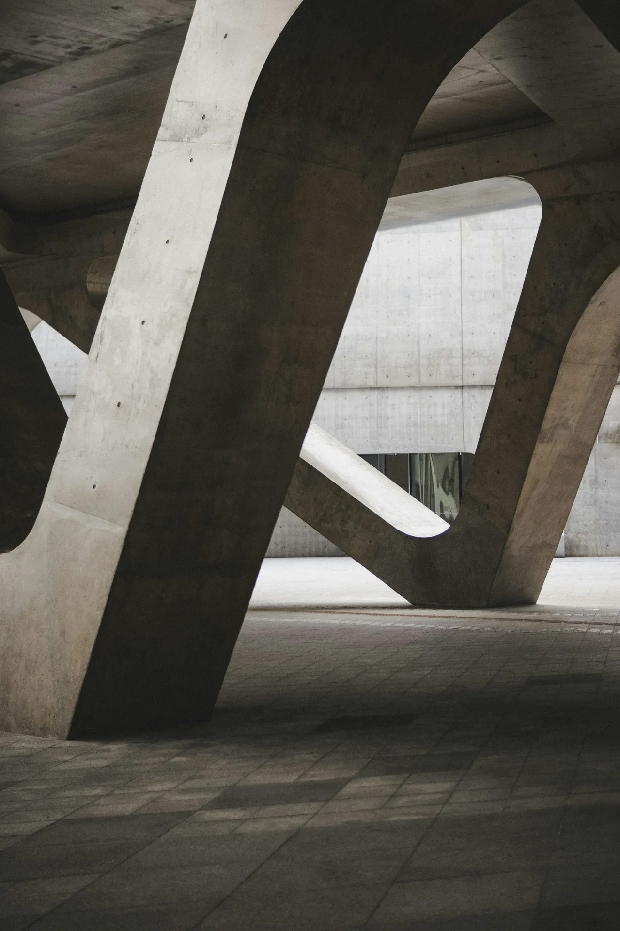 decorative architectural concrete plaza at a Laval commercial property