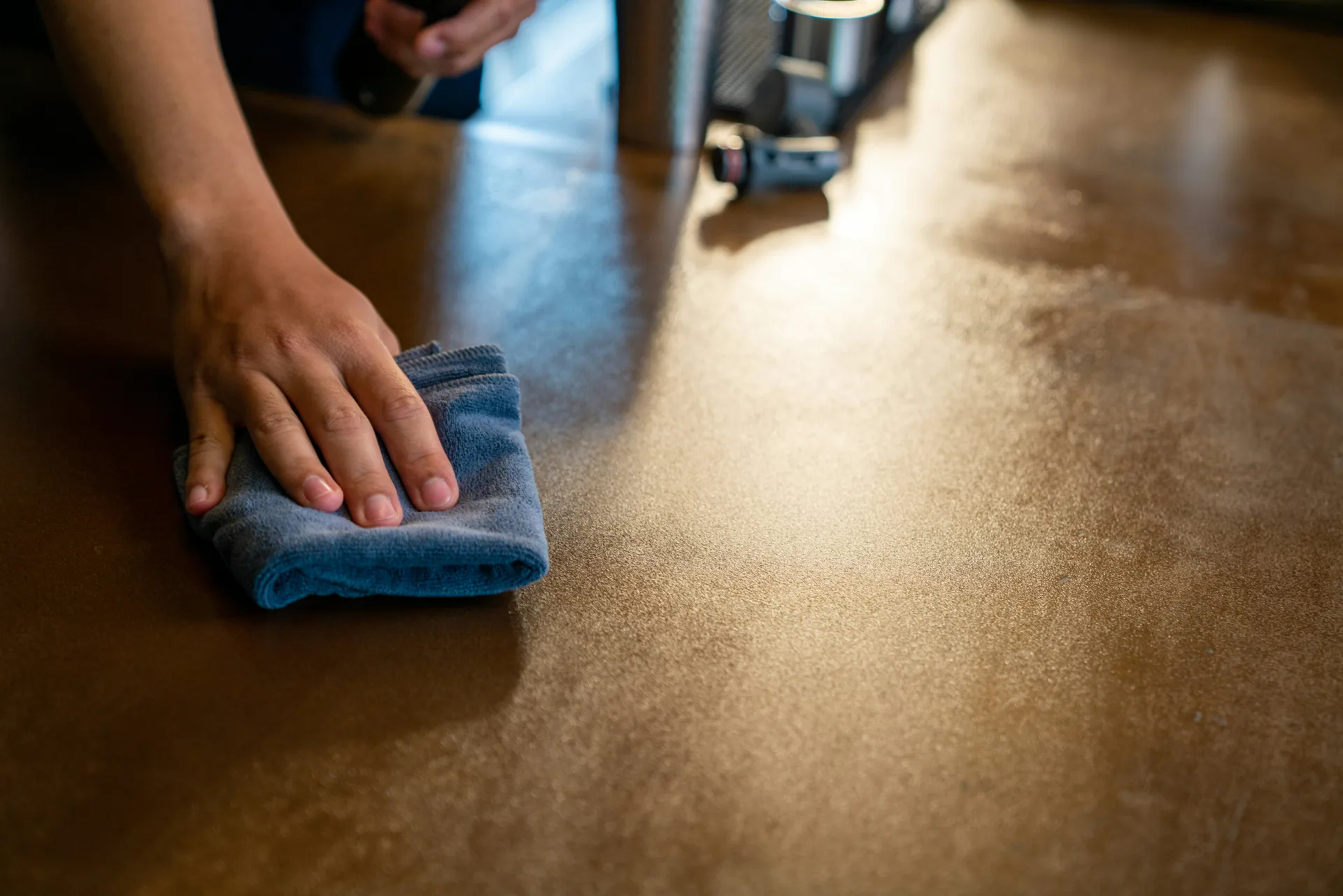 sealed concrete countertop in a Laval kitchen